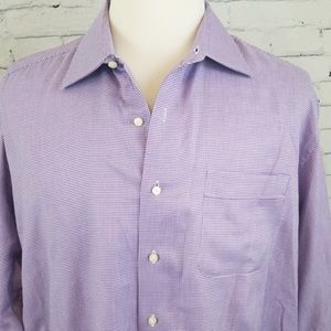 Tommy Bahama Houndstooth Dress Shirt 17.5 36-37